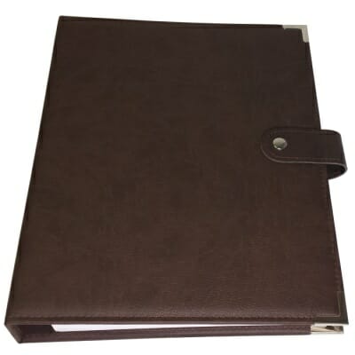 Leather Presentation Folder