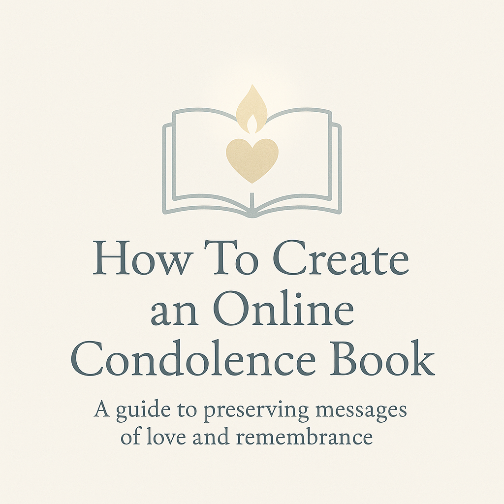 How to Create an Online Condolence Book