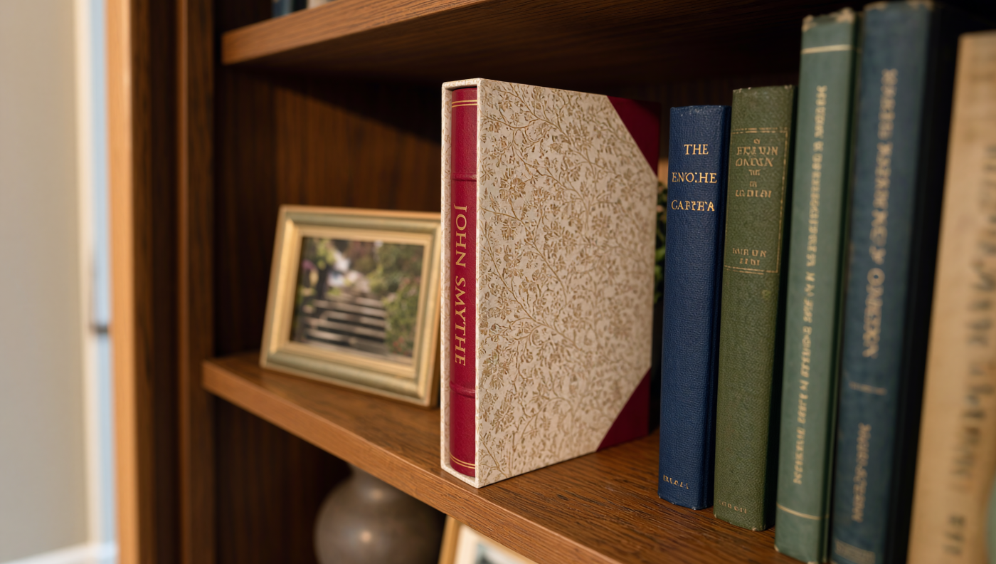 Premium Leather Bound Condolence Book - 40 Messages Premium Leather Bound Condolence Book - 40 Messages - Image 4